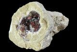 Aragonite & Kutnohorite Crystal Geode Half - Italy #61766-1